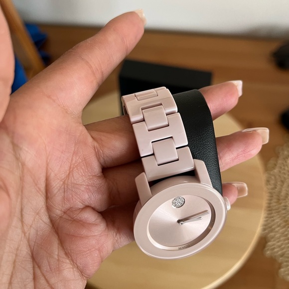 Movado Bold Ceramic Pink Watch - Picture 6 of 8